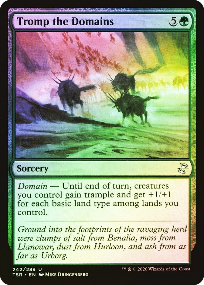 MTG FOIL Tromp the Domains  - Time Spiral Remastered #242 - Image 1 of 1