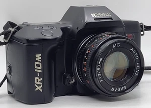 Ricoh XR-10M fotocamera pellicola 35 mm multi esposizione con obiettivo Sakar 50 mm F1.7, testata EX - Foto 1 di 23