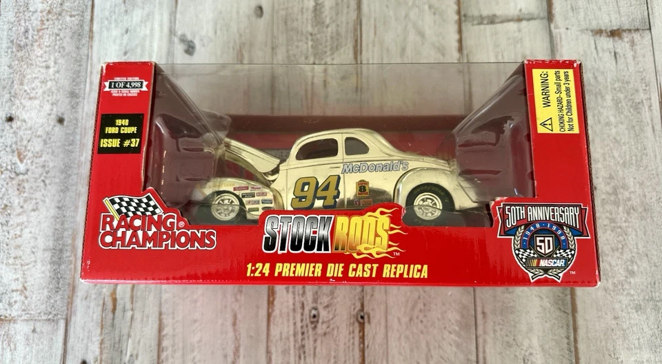 Racing Champions Mcdonald's Stock Rods 1 24th Scale Gold
