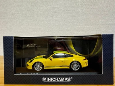 MINICHAMPS Porsche 911R 991.1 Racing Yellow 1/43 Limited 199 pezzi modello - Immagine 1 di 4