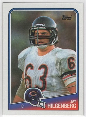 1988 Topps Jay Hilgenberg Chicago Bears #77 - Image 1 of 2