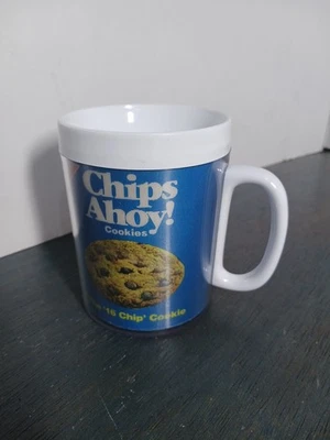 Taza de café holográfica de plástico vintage de los años 80 Nabisco Chips Ahoy - Envío rápido  Foto 1 de 4