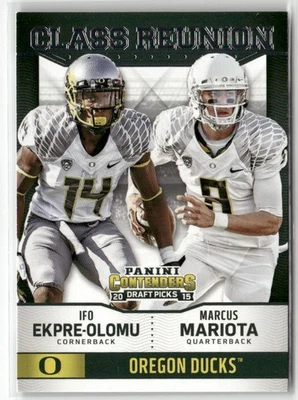 2015 PANINI CONTENDERS DRAFT PICKS #24 IFO EKPRE-OLOMU / MARCUS MARIOTA - Imagem 1 de 2