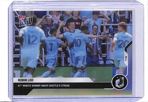2021 TOPPS NOW MLS #78 ROBIN LOD - PRINT RUN 77 - 81 MIN WINNER SNAPS SEATTLE! - Picture 1 of 2