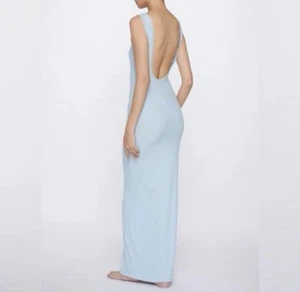 SKIMS SOFT LOUNGE LACE SCOOP NECKBACKLESS MAXI DRESS - Picture 1 of 6