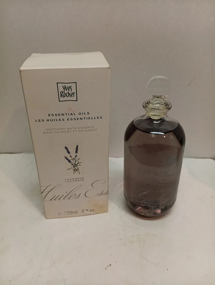 YVES ROCHER LAVENDER SOOTHING & RELAXING BATH ESSENTIAL OIL 150ml/5oz VINTAGE - Image 1 of 4