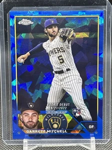 2023 Topps Chrome Update Series Sapphire Edition - Rookie Debut Garrett Mitchell - Picture 1 of 2