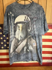 Camisa The Mountain Para Hombres Gris Medio Combate Stryker Eagle Bandera Militar Americana - Imagen 1 de 4