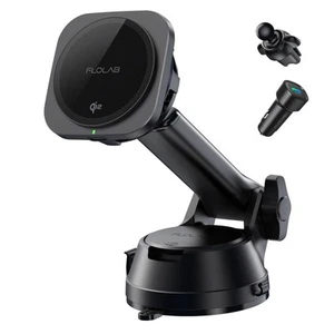 Qi2 15W Wireless Car Charger for iPhone 16/15/14/13/12, Magnetic Vent/Foldabl... - Photo 1 sur 6