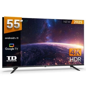TD Systems PRIME55K20GLE - Smart TV 55 pulgadas 4K Hey Google Official. Televiso - Imagen 1 de 9