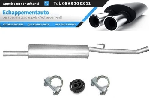 Citroën Jumpy I 2.0 (2001–2006) Silenziatore Centrale Omologato E - Immagine 1 di 1