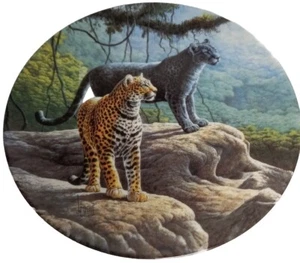 "The Jaguar" Edwin M. Knowles China Co. Great Cats of the Americas  No 310 A - Picture 1 of 8