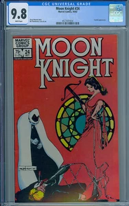 CGC 9.8 CABALLERO LUNA #24 BILL SIENKIEWICZ CUBIERTA PRIMERA SERIE 1982 - Imagen 1 de 1