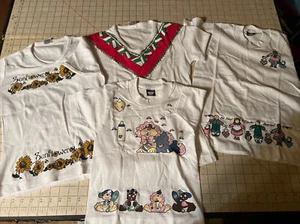 Lot of 4 Single Stitch Kids Shirts Screen Stars best - Fun-Tees - Picture 1 of 13