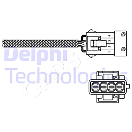 Delphi Oxygen Sensor for Peugeot Citroen Fiat Lancia Opel 306 1007 1618.48 - Image 1 of 1