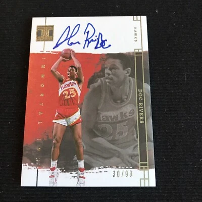DOC RIVERS 2023 - 24 不可拆装篮球亲笔签名 HAWKS 签名 30/99 — 第 1/2 张图片