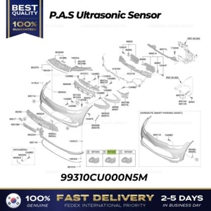 ⭐Genuine⭐ P.A.S Ultrasonic Sensor 99310CU000N5M for Hyundai Genesis GV60 - Picture 1 of 1
