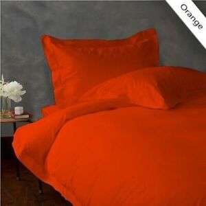800 TC EGYPTIAN COTTON BEDDING COLLECTION ALL SET AVAILABLE IN ORANGE COLOR