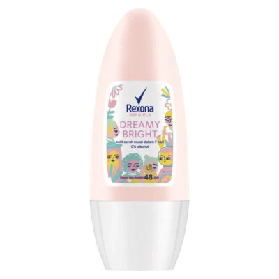 REXONA DESODORANTE ROLL-ON DREAMY BRIGHT PARA NIÑAS (40 ml x 12) Foto 1 de 3