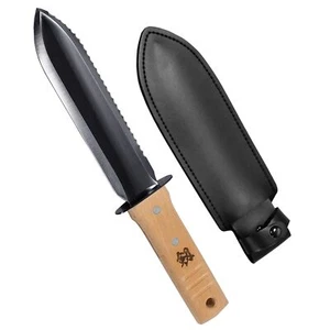 KAKURI Hori Hori Garden Knife with Sheath 12.5" Carbon Steel Blade Profession... - Picture 1 of 6