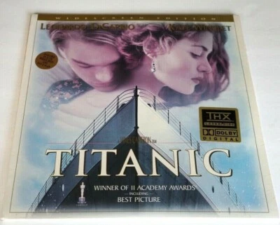 TITANIC Leonardo DiCaprio Kate Winslet Brand NEW Sealed LaserDisc THX Hype Label - Image 1 of 2