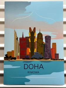 Authentic RIMOWA City Luggage Sticker - Doha - Picture 1 of 2