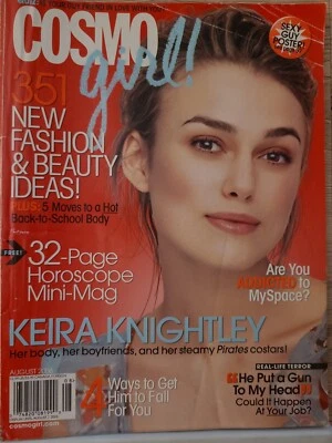 Cosmo Girl Magazine August 2006 Volume 8 Issue 6 Keira Knightley Nick Cannon Foto 1 de 4