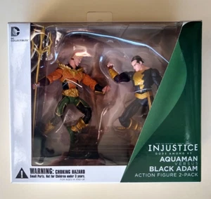 Injustice Gods Among Us Aquaman vs Black Adam 2-Pack Action Figure Sealed - Picture 1 of 2
