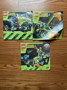LEGO Power Miners 8960 8959 & 8707 (3) INSTRUCTION BOOKLETS ONLY - Picture 1 of 5