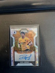 2021-22 Panini Prizm Premier League Raul Jimenez Signatures Choice #S-RJ Wolves - Picture 1 of 2