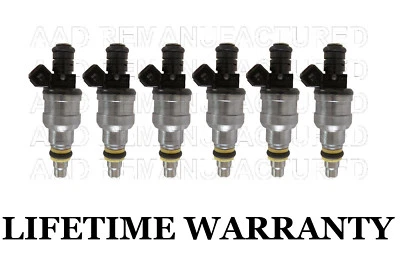 Juego de 6 inyectores de combustible originales Bosch para Buick Pontiac Oldsmobile 3,8 L Foto 1 de 2