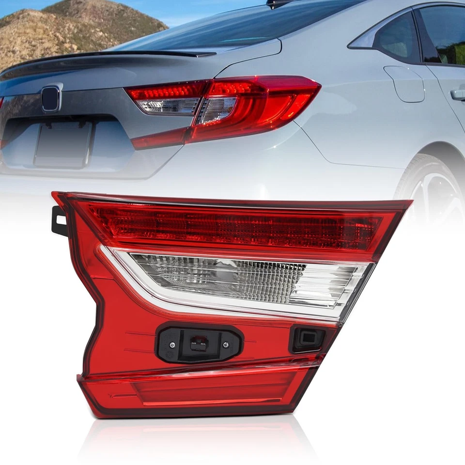 KSPEED Inner Rear Tail Light Compatible with 2018-2022 honda Accord Sedan，Right