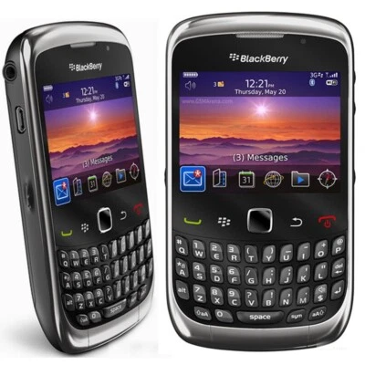 Smartphone Original BlackBerry Curve 3G 9300 2.0MP WiFi Qwerty Teclado Desbloqueado Foto 1 de 4