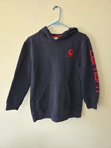 Older Carhartt Hoodie Pullover Sweat Shirt Size Kids Large 16-18 - Picture 1 of 5