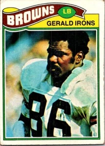 1977 Topps #517 Gerald Irons football card 5CCC - Picture 1 of 2