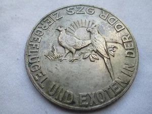 DDR -  Plakette -  Medaille - SZG Ziergeflügel und Exoten der DDR - Preis - Bild 1 von 3