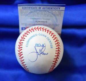 Jim Thome PSA DNA Coa Autograph American League OAL Signed Baseball