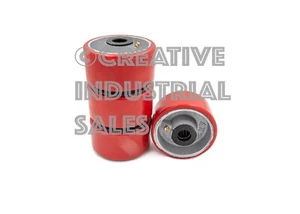 4" x 2" Polyurethane Caster Wheel Steel Hub Roller Brg & 1/2" Bushing 700 lb (4) - Picture 1 of 2