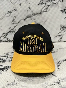 De colección Michigan Wolverines Sombrero Gorra Snapback College Cardinal Gorra Americana Años 90 - Imagen 1 de 8