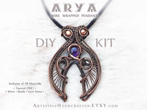 Full DIY Kit, Wire Wrapping Jewelry Making Craft Kits for Adult Wire Wrapped  - Picture 1 of 5