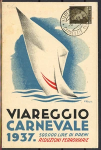 Italy Postcard Viareggio Carnevale 1937 Uberto Bonetti - b11416 - Picture 1 of 4