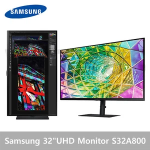 SAMSUNG S8 S32A800 4K 32" UHD Gaming Monitor 3840x2160 Resolution - Tracking - Picture 1 of 10