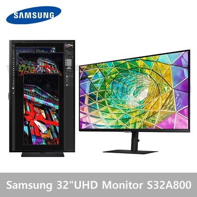 SAMSUNG S8 S32A800 4K 32" UHD Gaming Monitor 3840x2160 Resolution - Tracking - Image 1 of 4