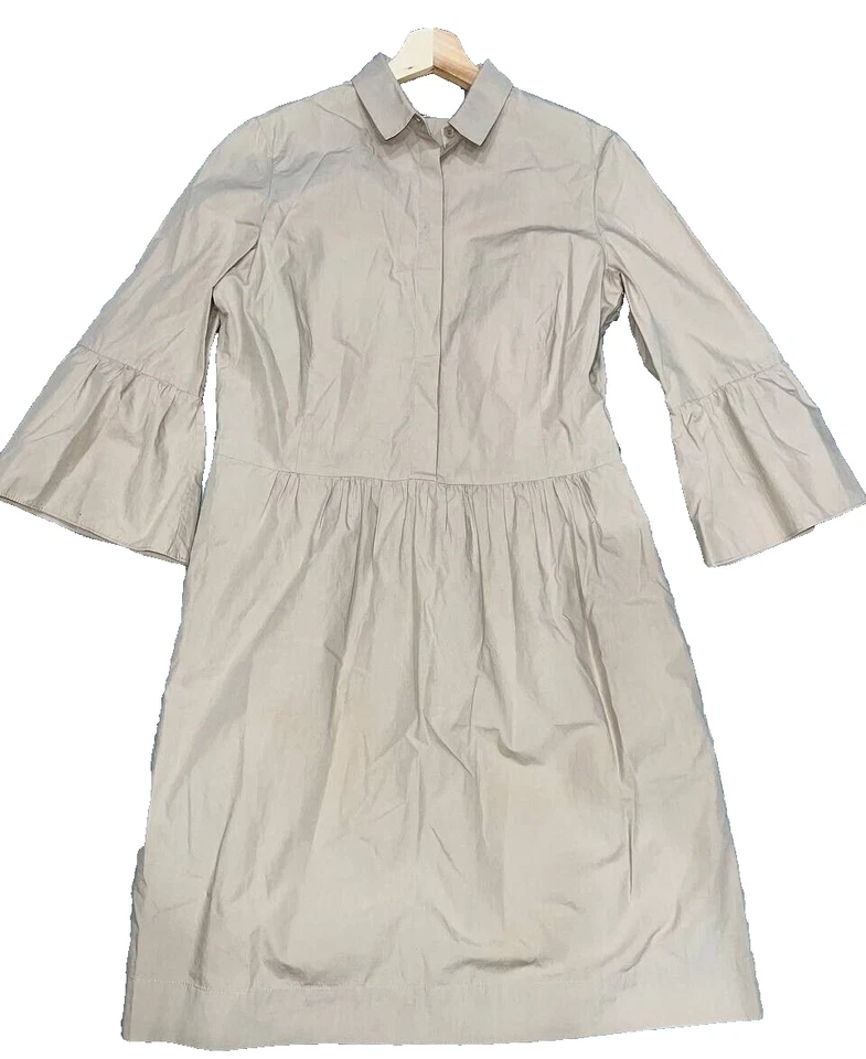 Vestido Akris Punto Mujer Hasta la Rodilla Manga 3/4 Beige Talla 8 A0000335 Foto 1 de 4