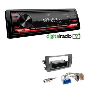 JVC 1-DIN Digital Media Autoradio DAB+ USB AUX für Suzuki SX4 schwarz ab 2006 - Bild 1 von 5