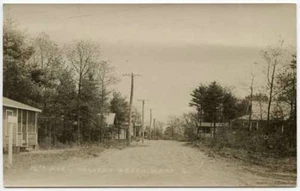 Halifax Beach MA Street View Real Photo RPPC Postcard - Picture 1 of 1