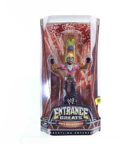 WWE Mattel Entrance Greats Rey Mysterio Wrestling Action Figure Toy NIP Cover