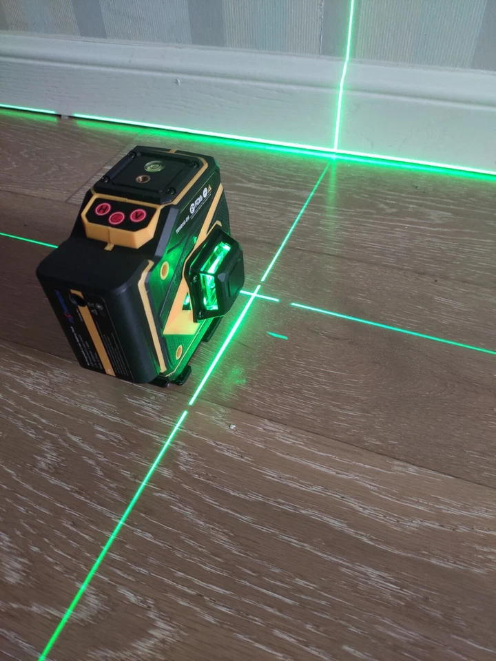 INSPIRITECH Multi line laser level 3x360° Flooring to Ceiling Alignment