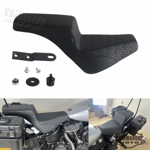 For Harley Softail FXST Slim Street Bob FXBB FXBBS 2018-2025 Gel Pad 2-Up Seat - Picture 1 of 7