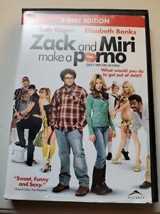 "Zack and Miri Make a Porno" Seth Rogen (2 disk edition) Pre-Owned DVD 2008